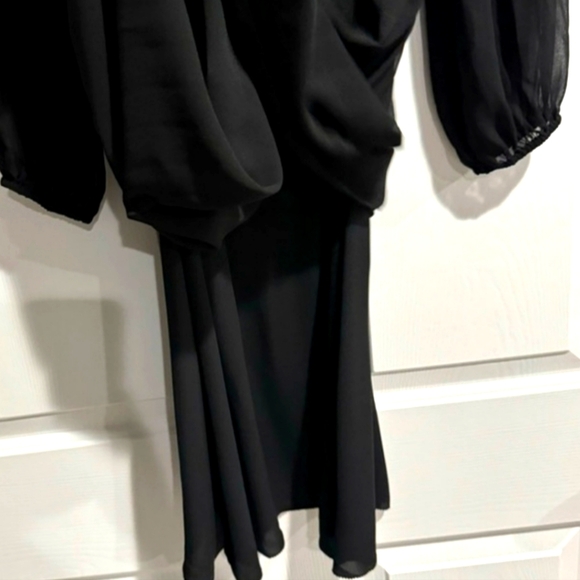 Wilfred Daydreamer mini Pleated chiffon mini dress size Small - Picture 4 of 6